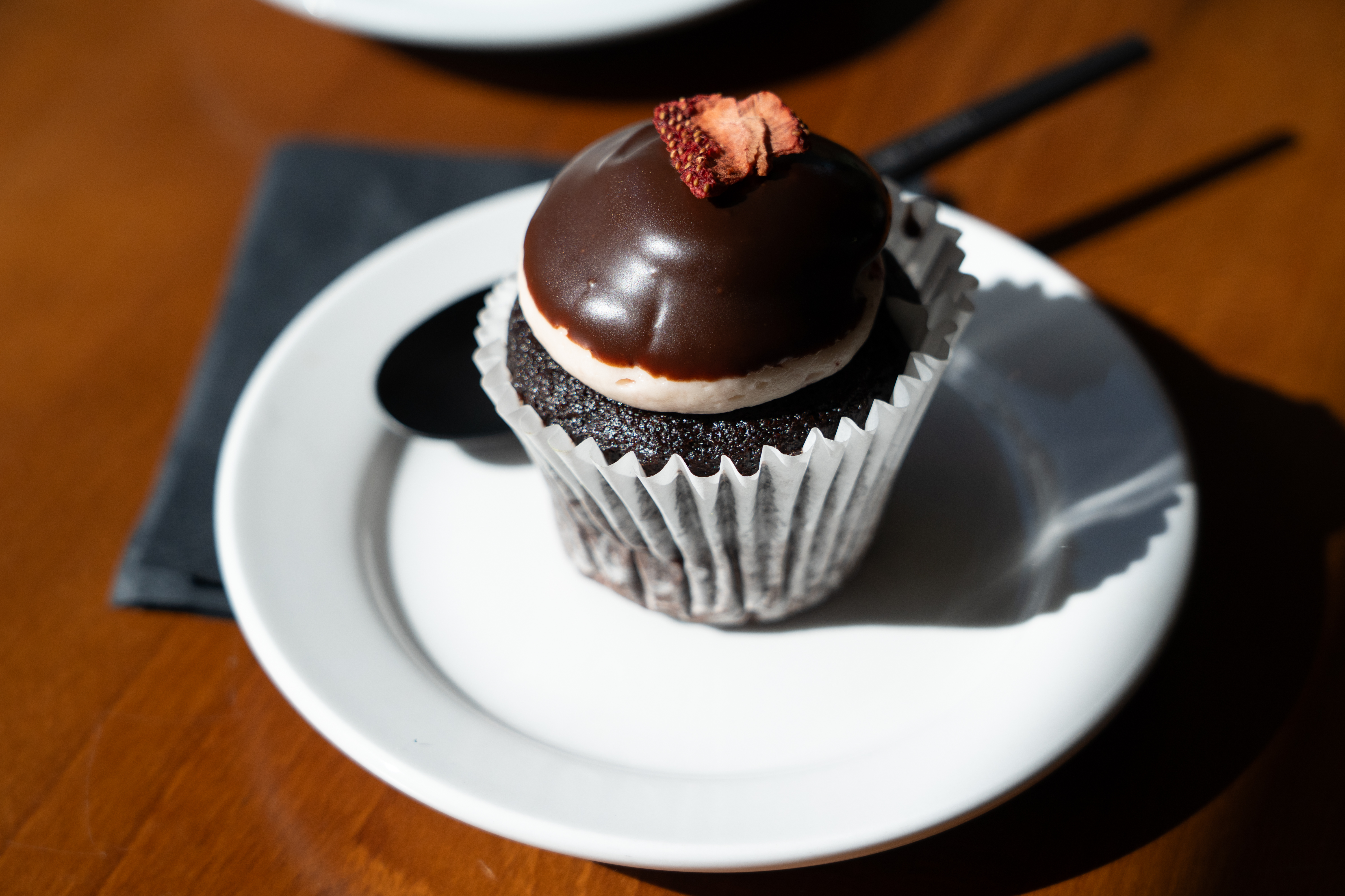 Chocolate Cupcake with Strawberry